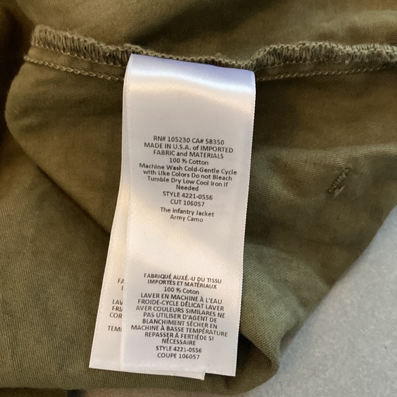 CURRENT/ELLIOTT army Camo jacket - Picture 6 of 10